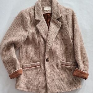 Skies Are Blue | Herringbone Blazer